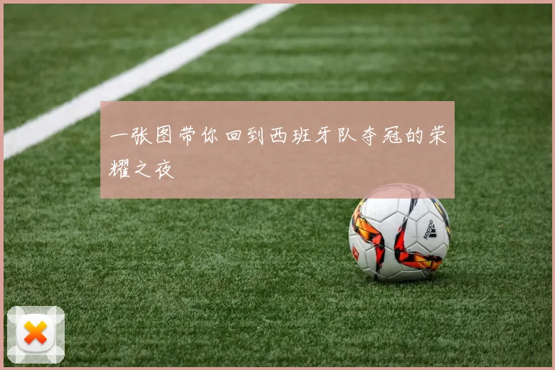 一张图带你回到西班牙队夺冠的荣耀之夜