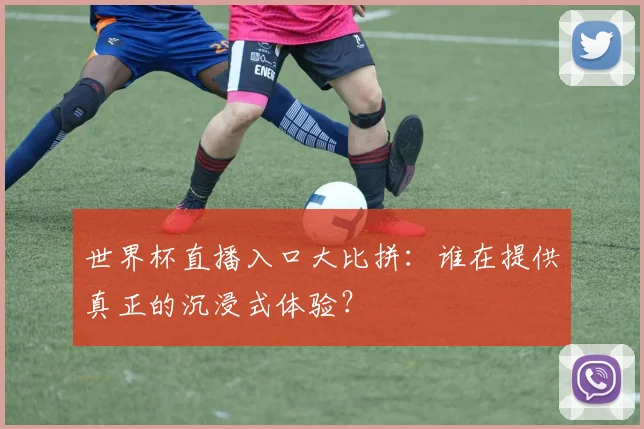 世界杯直播入口大比拼:谁在提供真正的沉浸式体验?