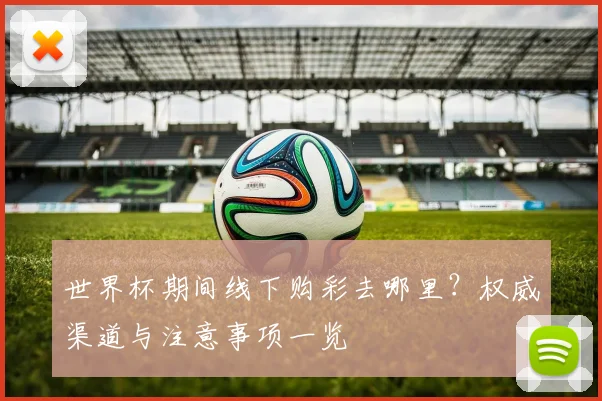世界杯期间线下购彩去哪里?权威渠道与注意事项一览